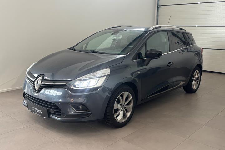 Sort Renault Clio IV fra 2017 set udefra
