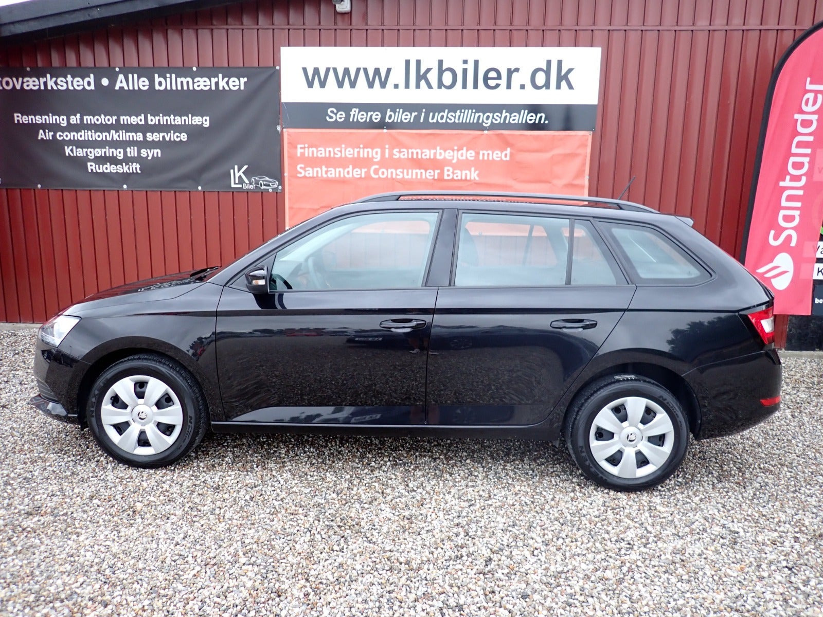 Sort Skoda Fabia fra 2019