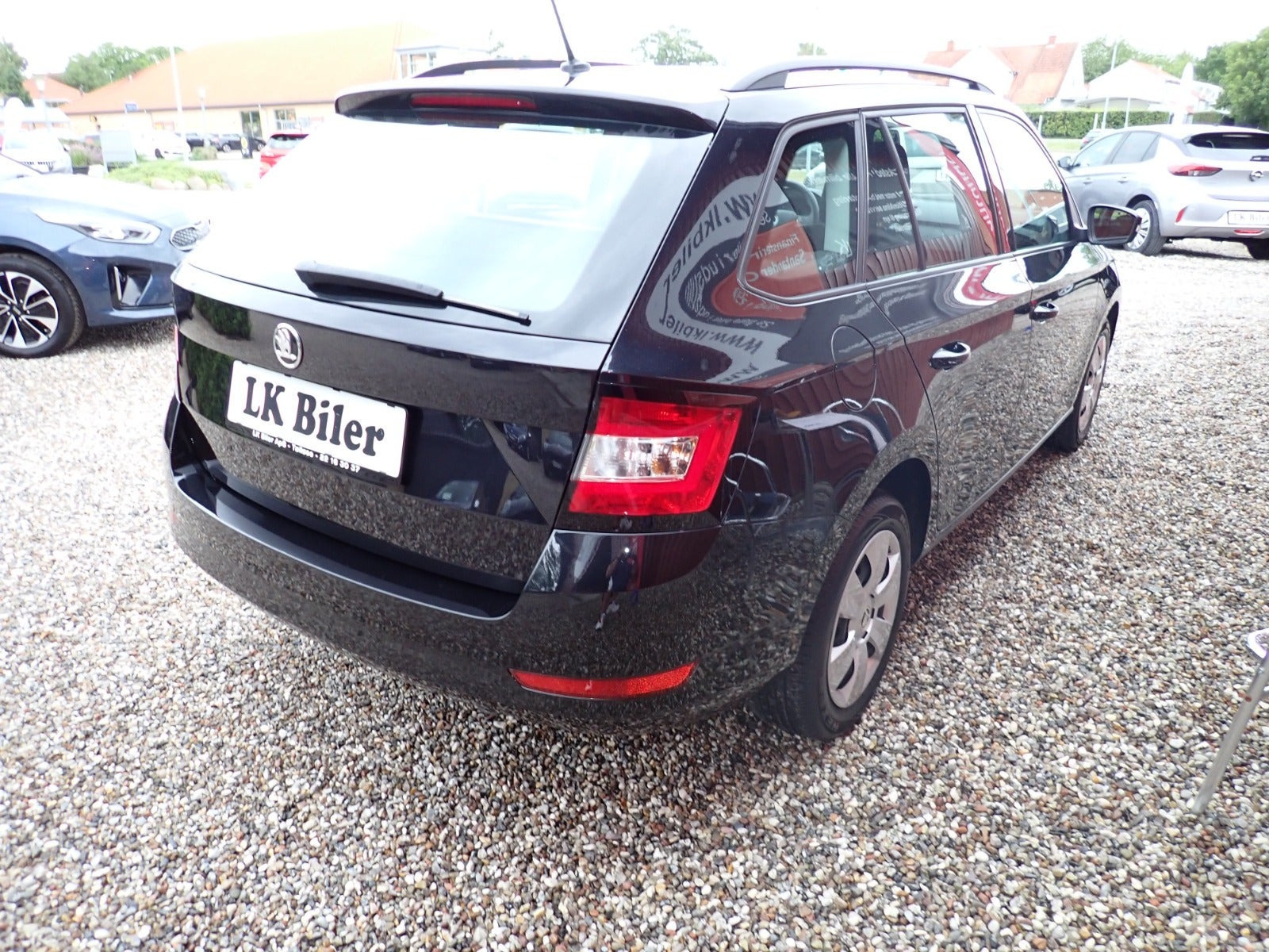 Sort Skoda Fabia fra 2019