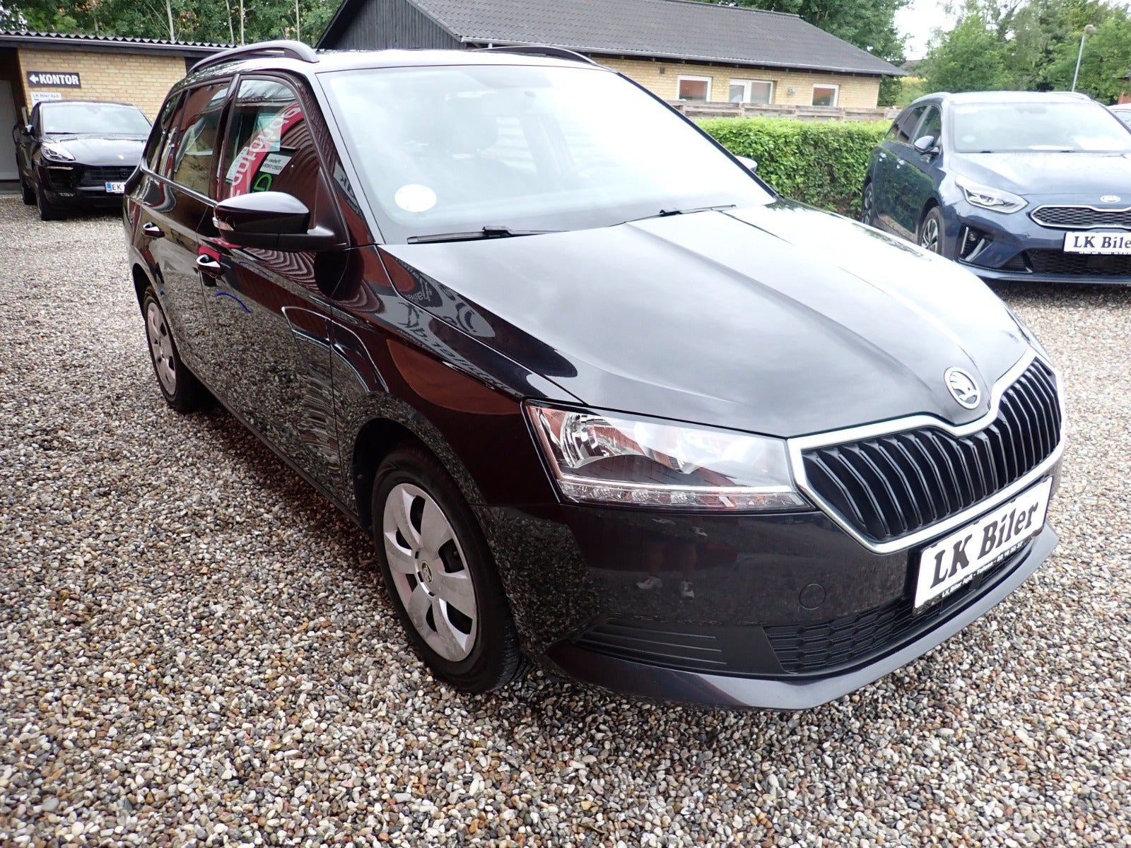 Sort Skoda Fabia fra 2019
