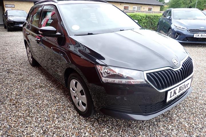 Sort Skoda Fabia fra 2019