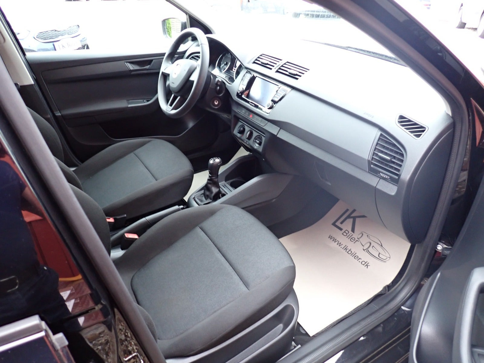 Sort Skoda Fabia fra 2019