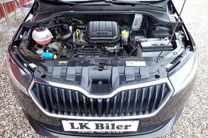 Sort Skoda Fabia fra 2019