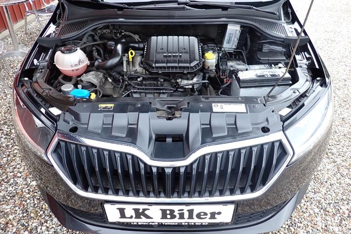 Sort Skoda Fabia fra 2019