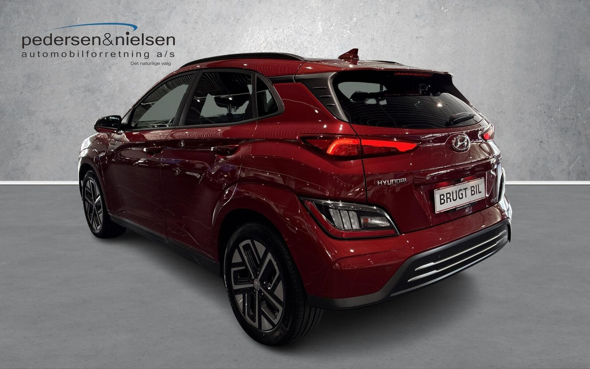 Rød Hyundai Kona fra 2021