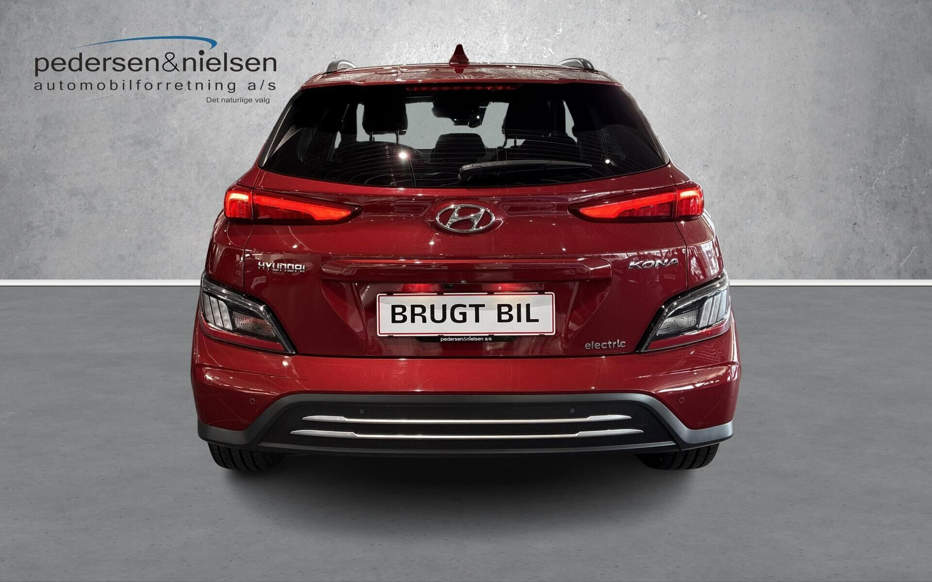 Rød Hyundai Kona fra 2021