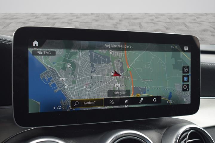 Sort Mercedes GLC300 de fra 2021