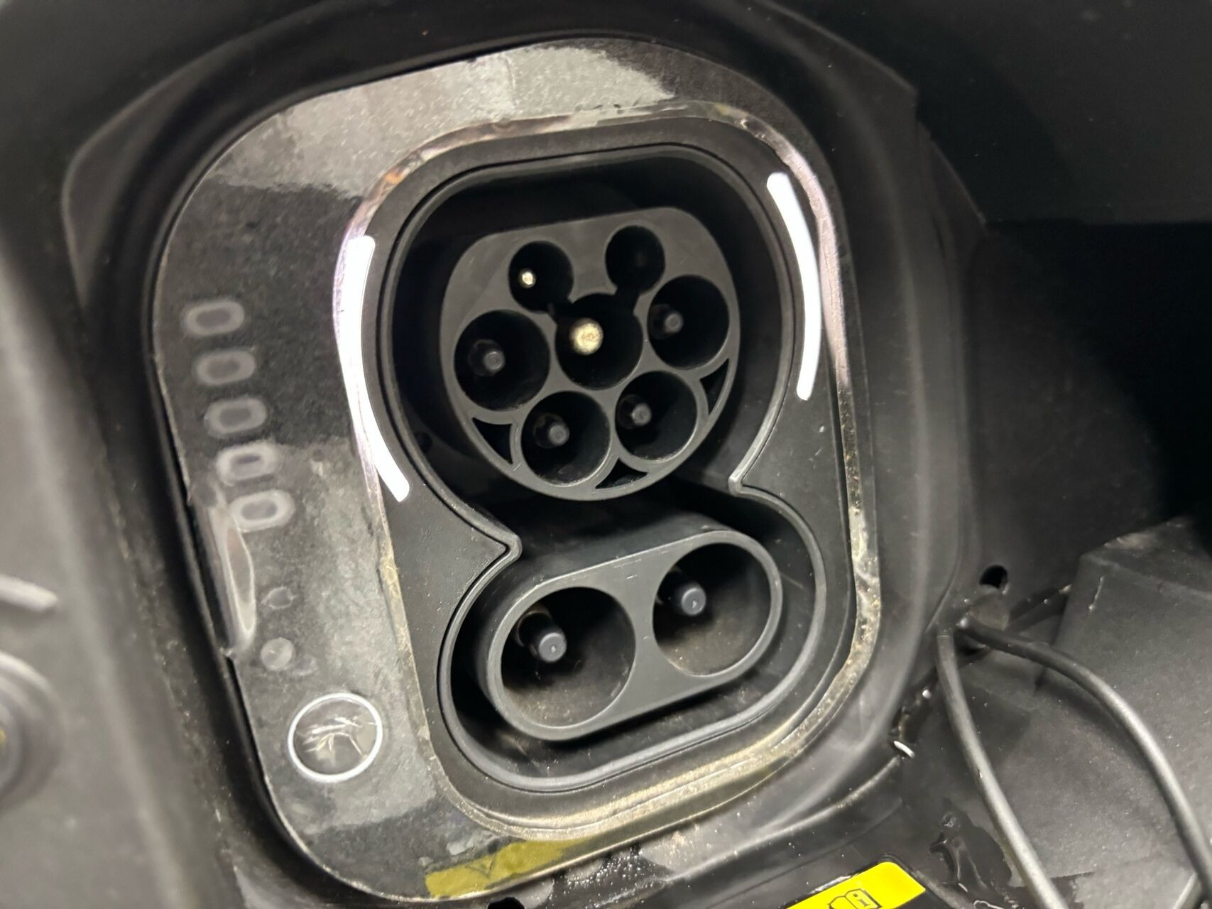 Blå Fiat 500e fra 2023