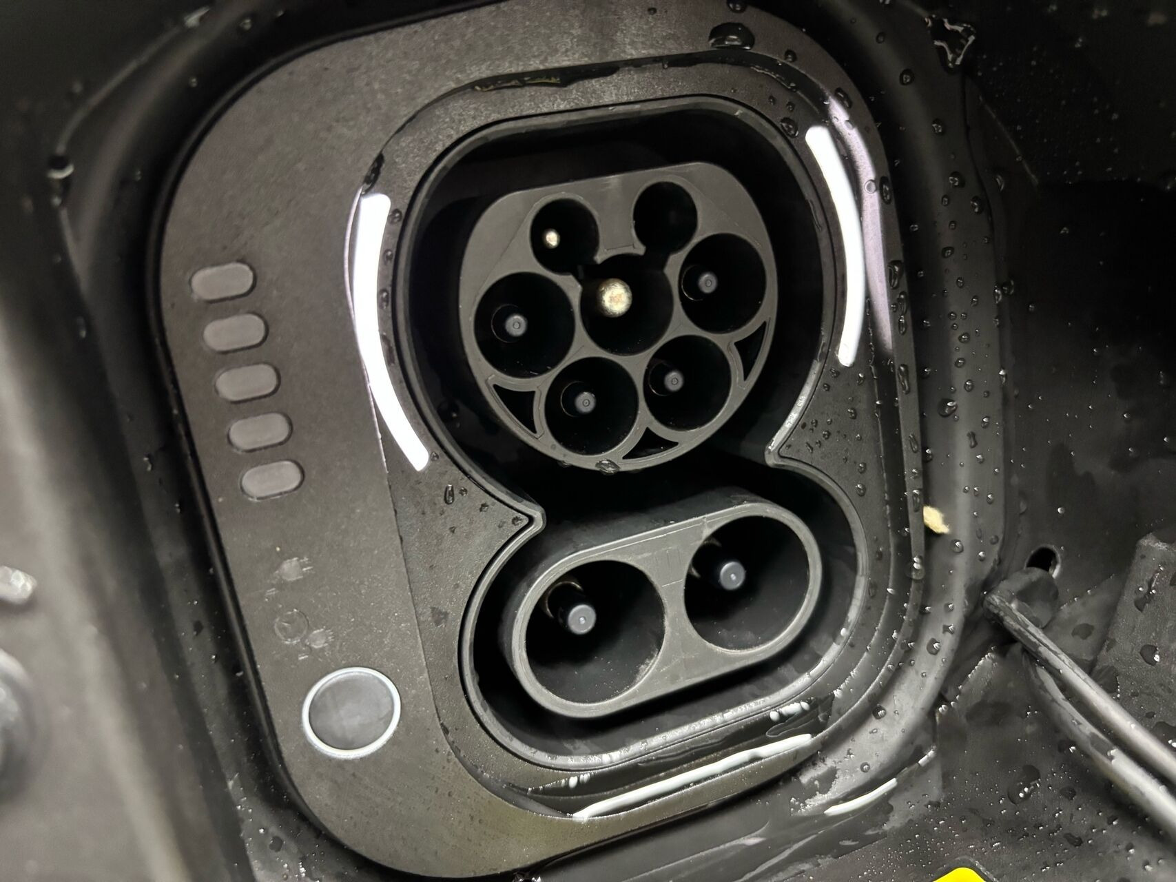 Grøn Fiat 500e fra 2023