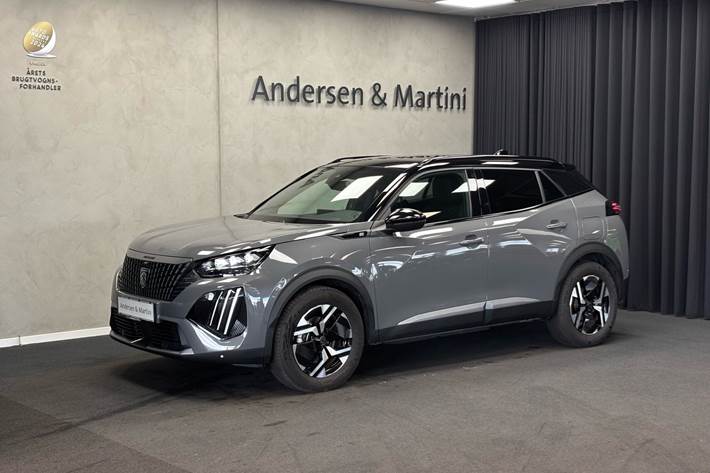 Grå Peugeot e-2008 fra 2025