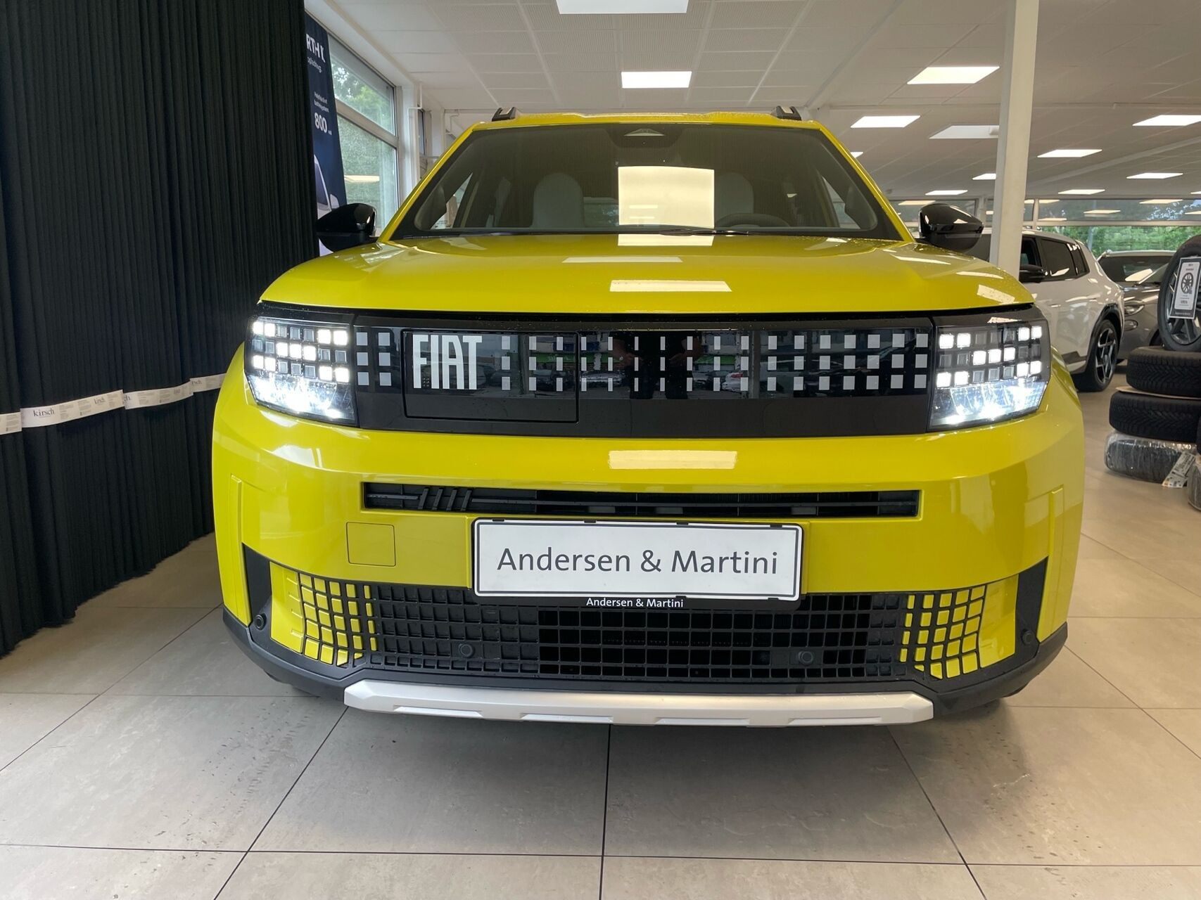 Gul Fiat Grande Panda fra 2025