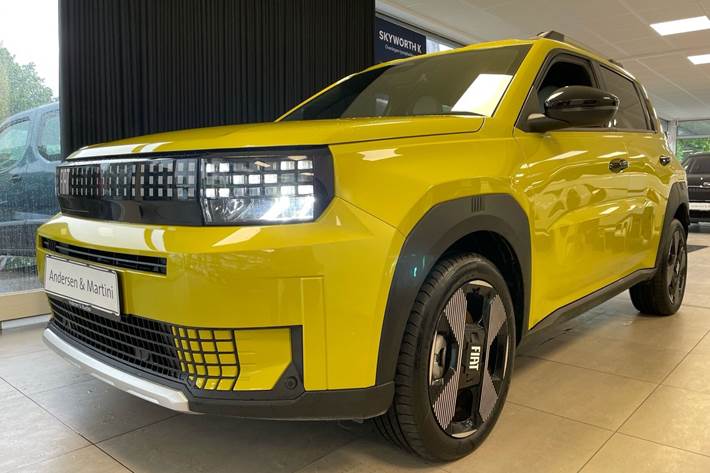 Gul Fiat Grande Panda fra 2025