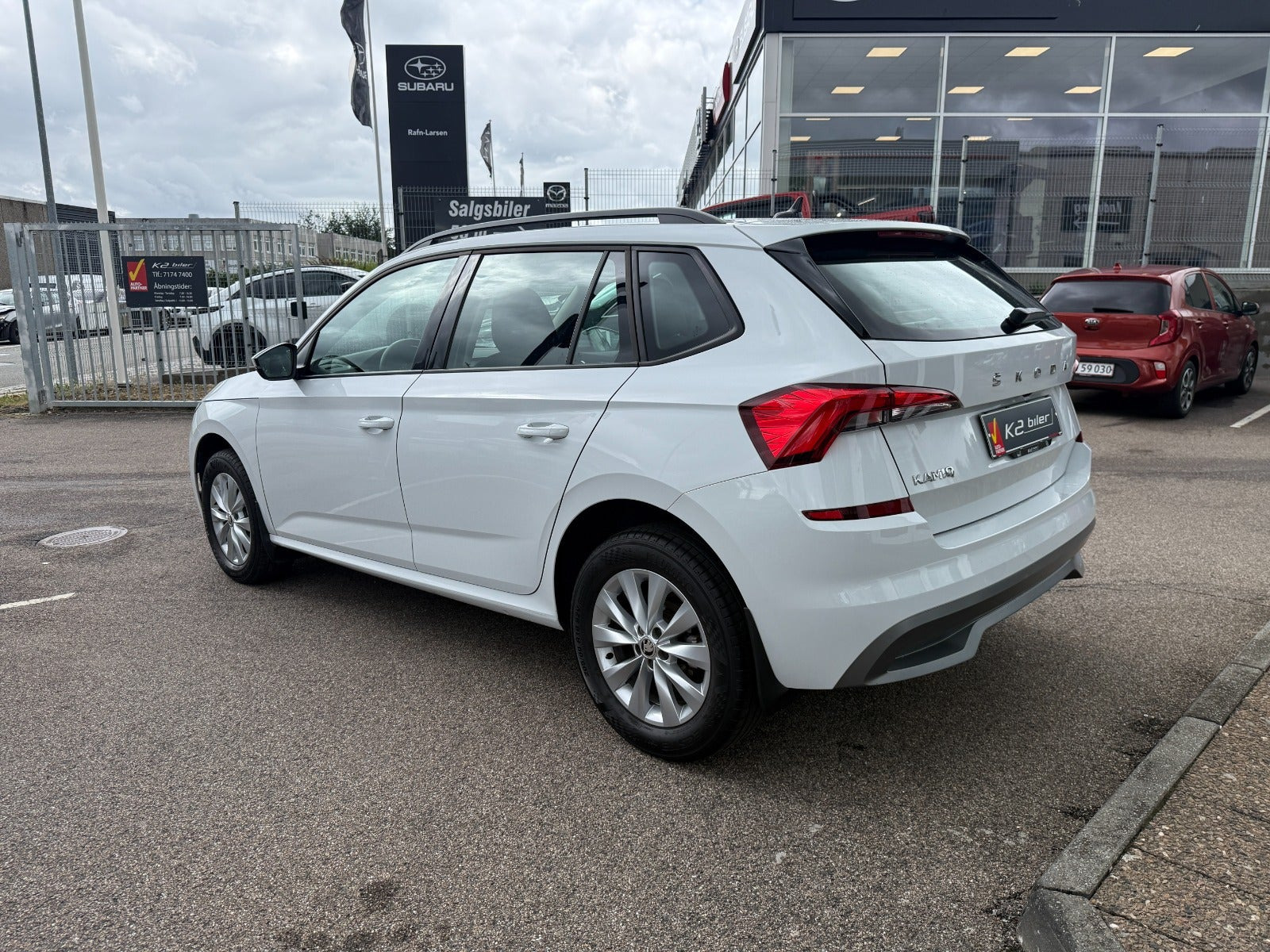 Hvid Skoda Kamiq fra 2022