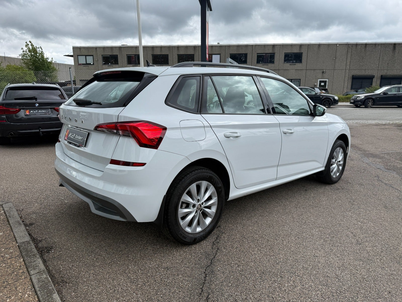 Hvid Skoda Kamiq fra 2022