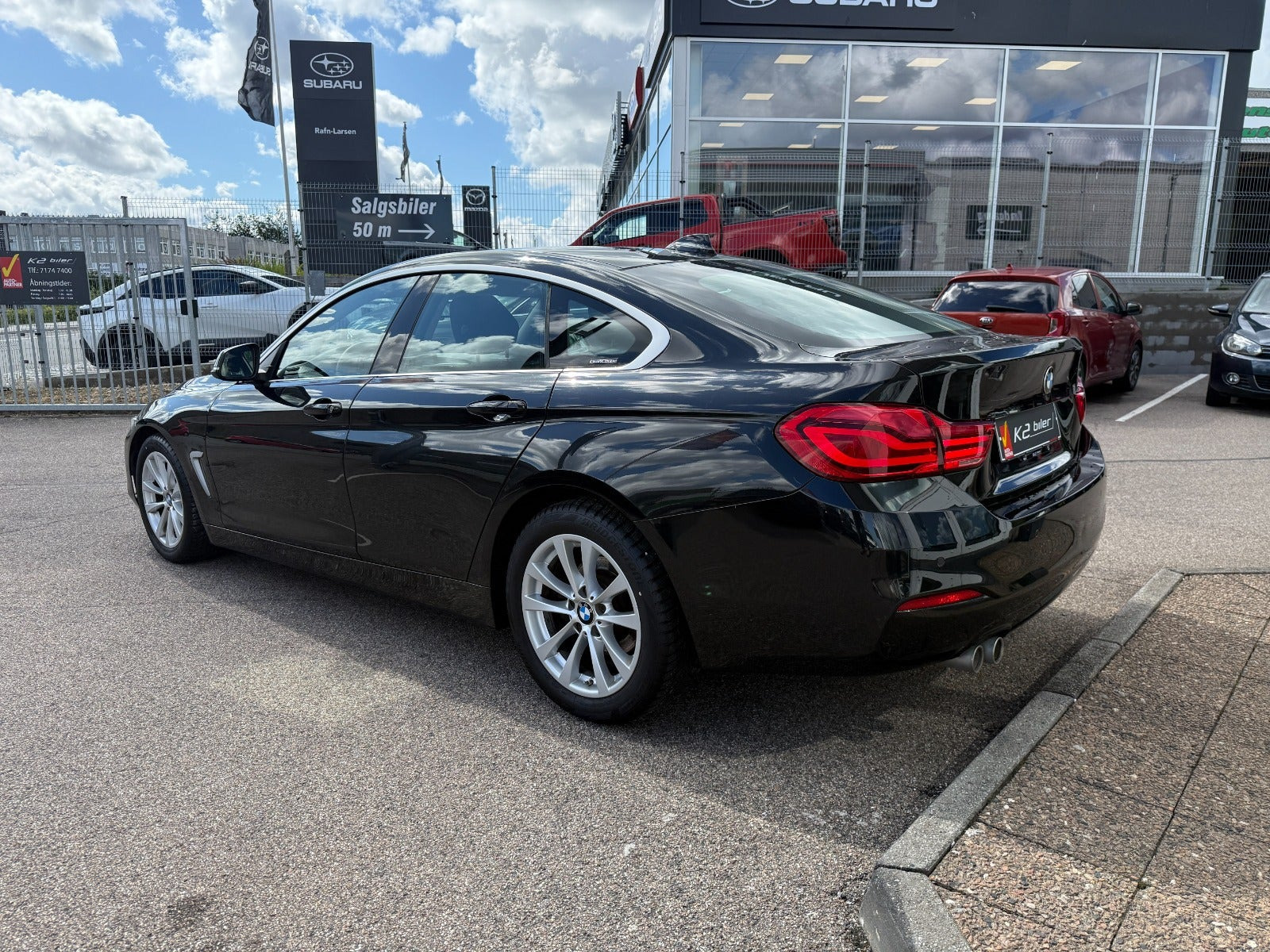 Grå BMW 420i fra 2019