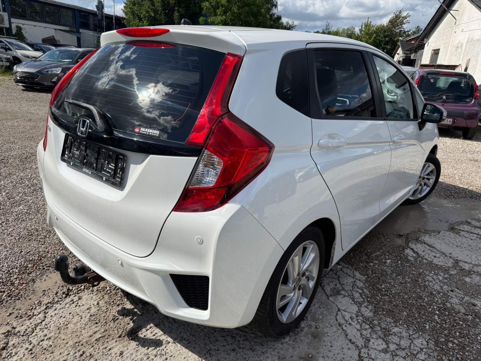 Hvid Honda Jazz fra 2016