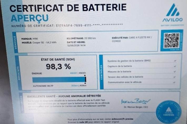 Grøn Mini Cooper SE fra 2024