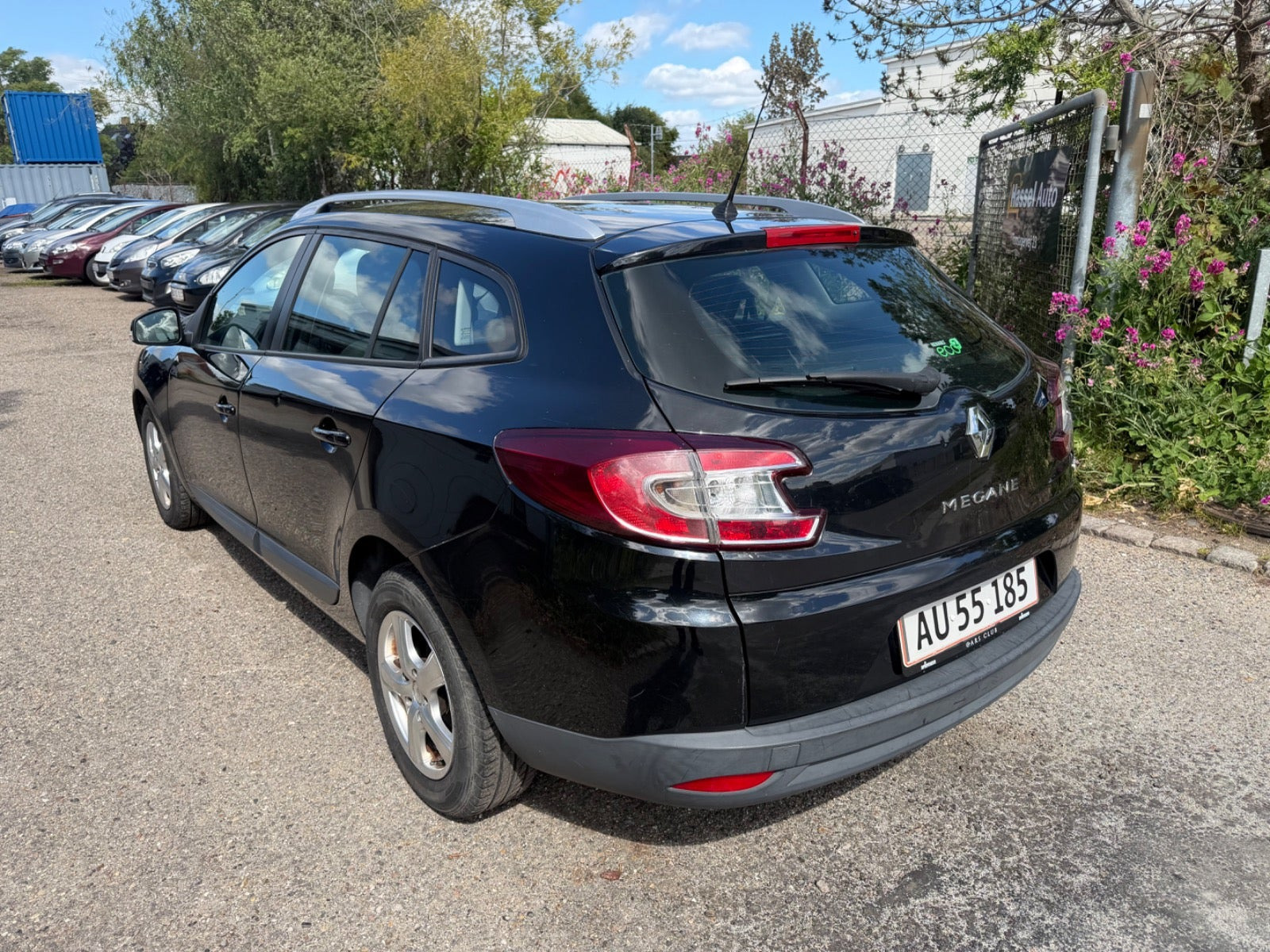 Grøn Renault Megane III fra 2012