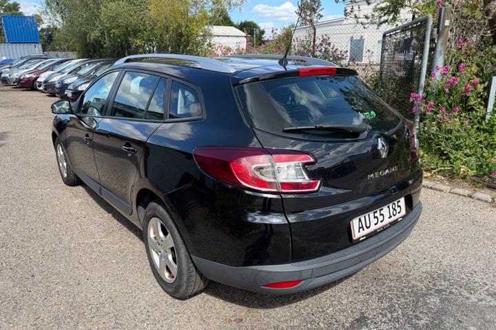Grøn Renault Megane III fra 2012