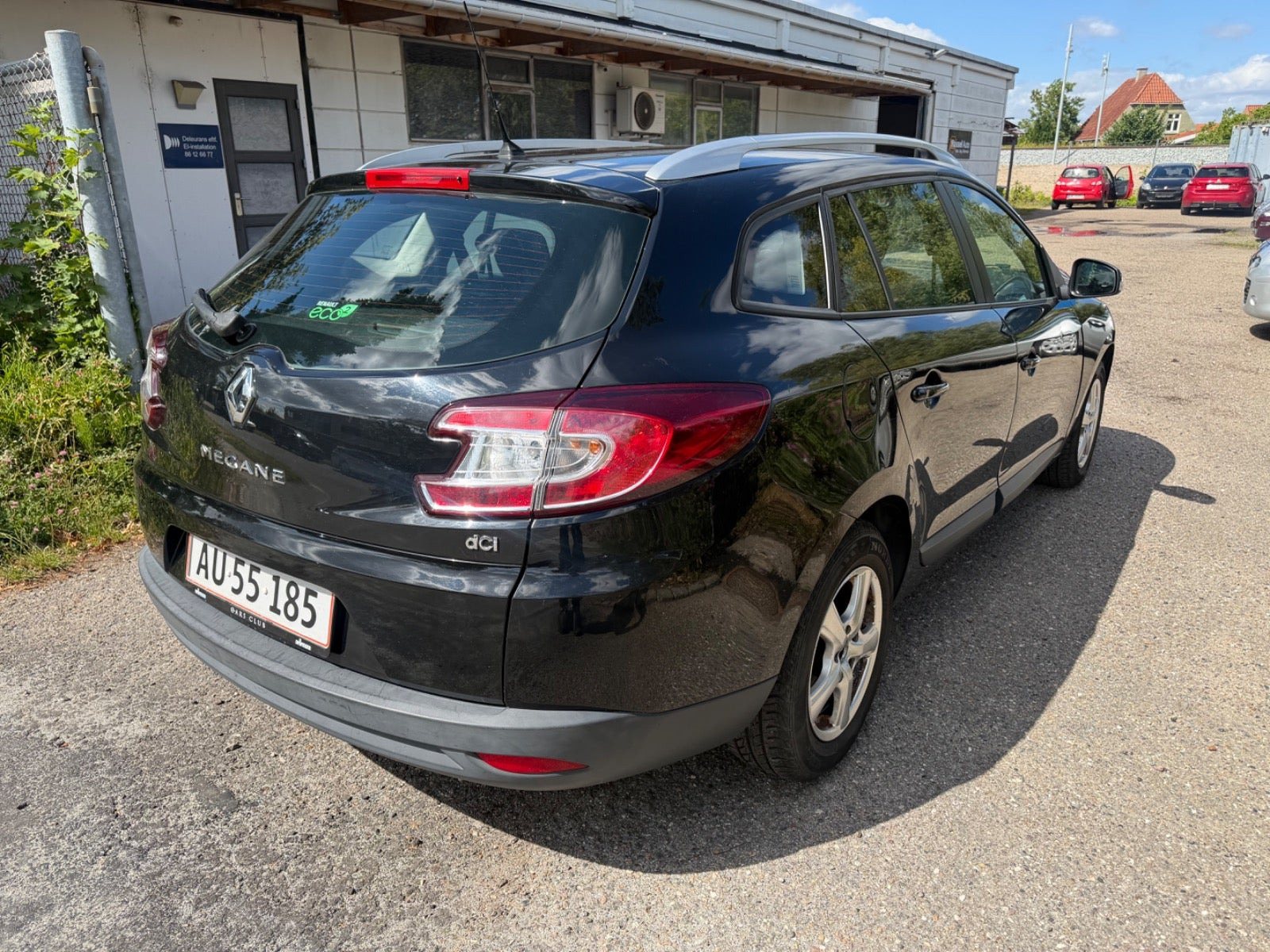 Grøn Renault Megane III fra 2012