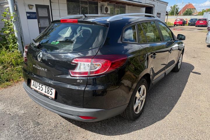 Grøn Renault Megane III fra 2012