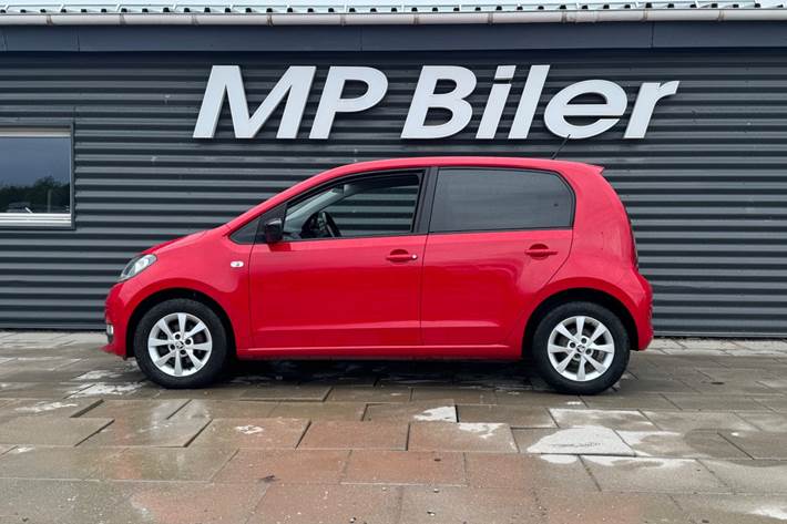 Rød Skoda Citigo fra 2019