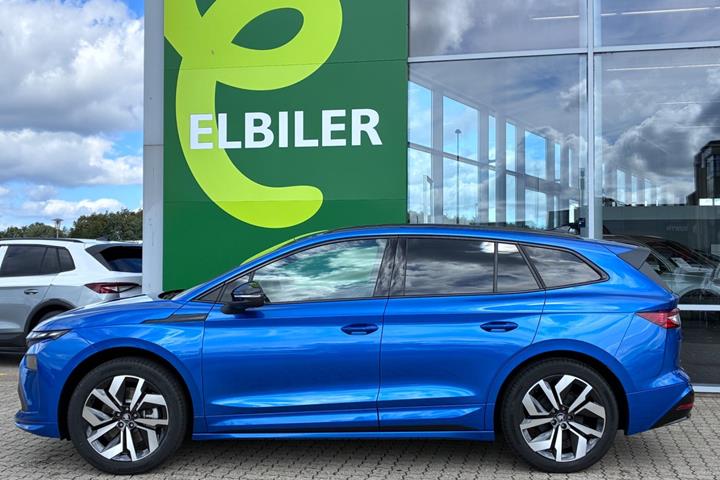 Blå Skoda Enyaq fra 2027