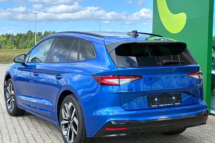 Blå Skoda Enyaq fra 2027