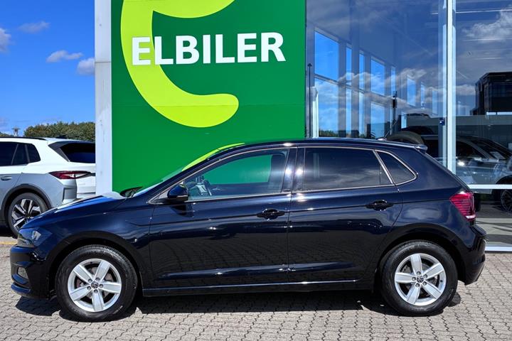 Sort VW Polo fra 2021
