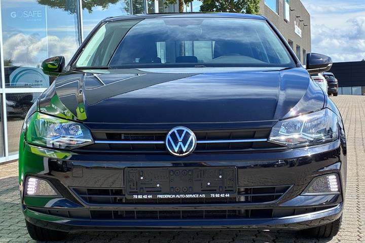 Sort VW Polo fra 2021