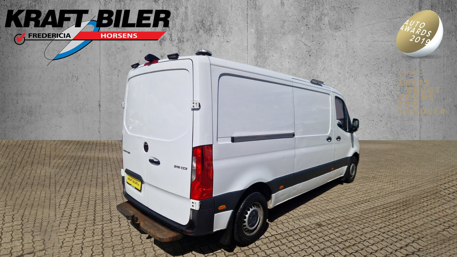 Hvid Mercedes Sprinter 315 fra 2023