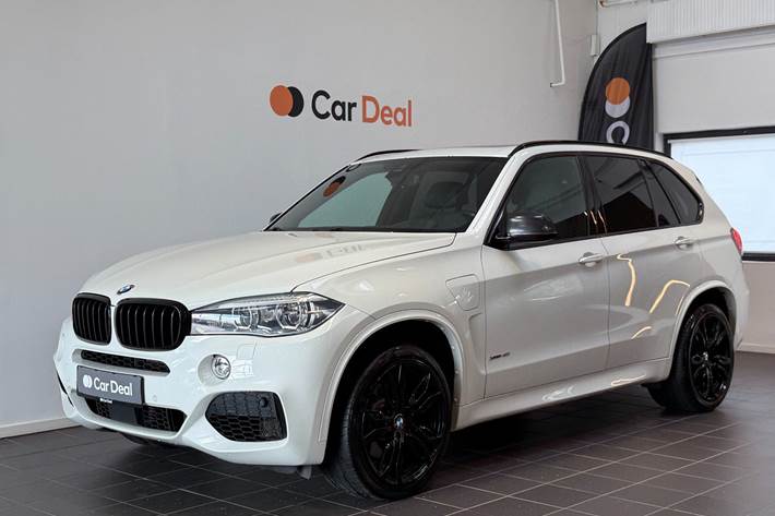 Hvid BMW X5 fra 2015