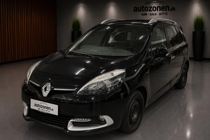 Sort Renault Grand Scenic III fra 2014 set udefra