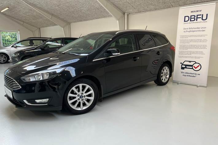 Sort Ford Focus fra 2017