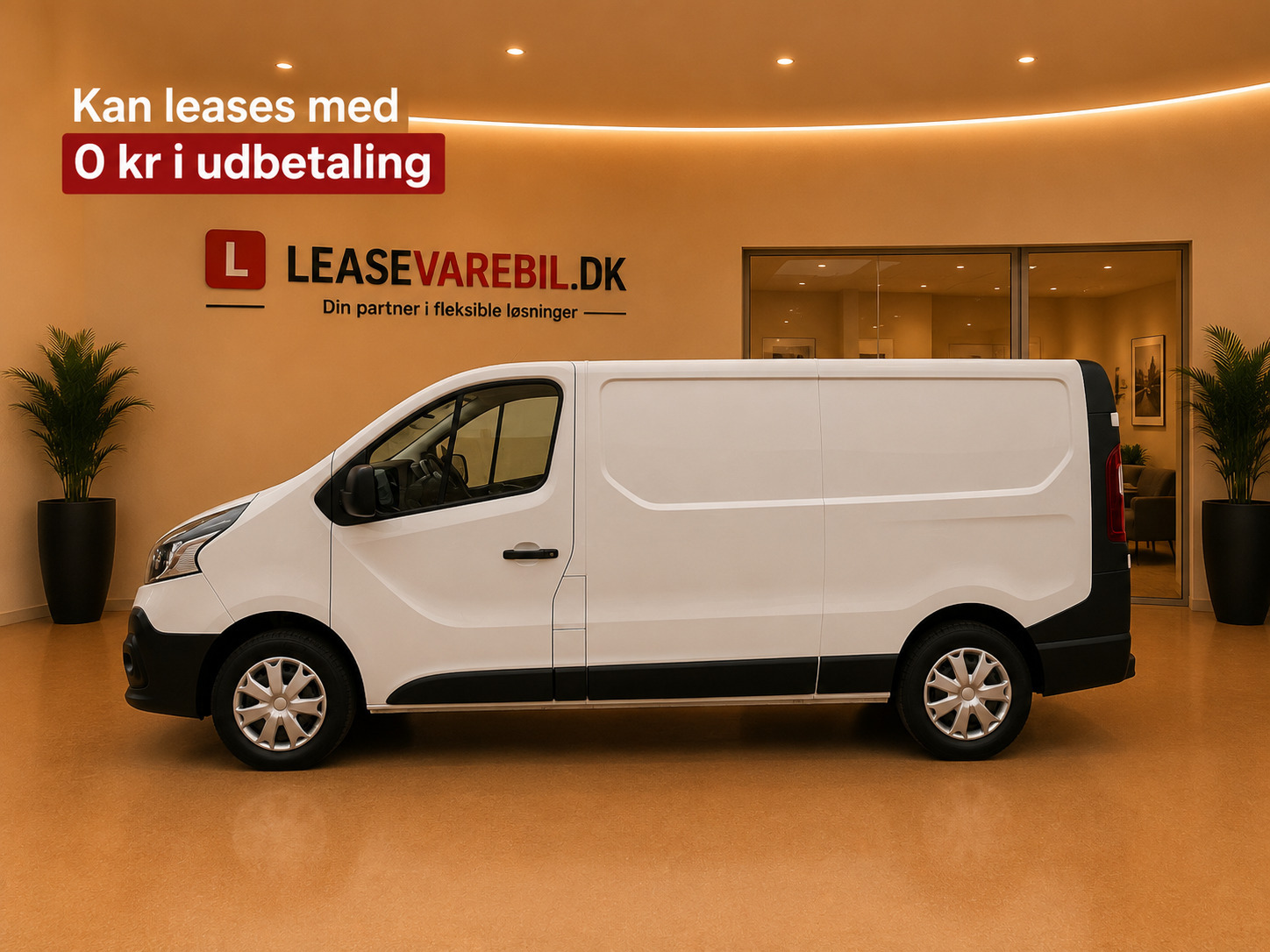Hvid Renault Trafic T29 fra 2019