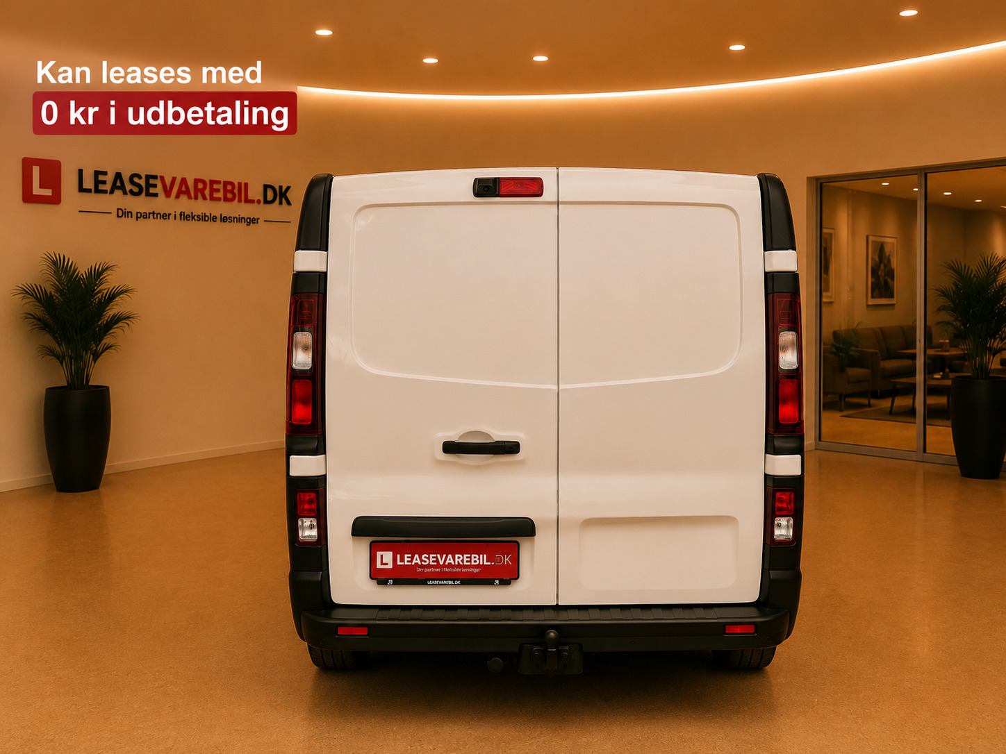 Hvid Renault Trafic T29 fra 2019