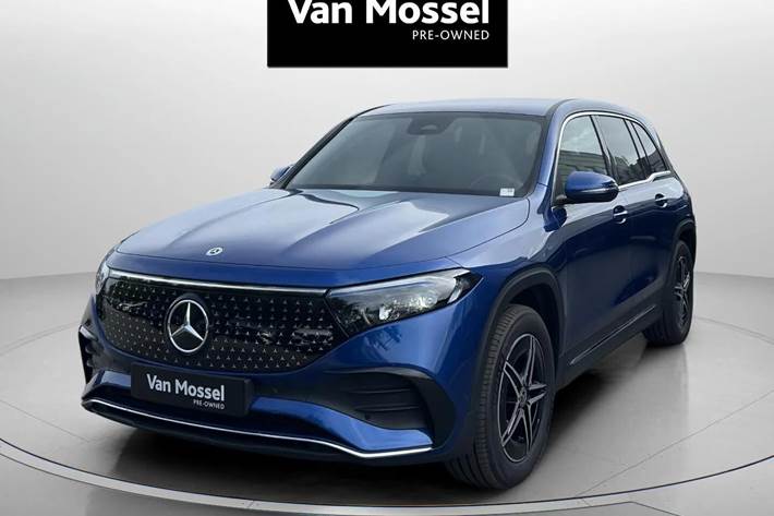 Blå Mercedes EQB 250+ fra 2025