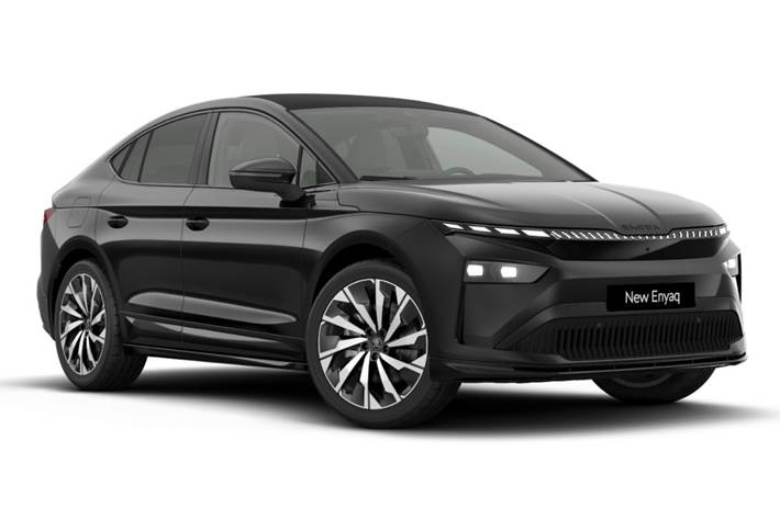 Sort Skoda Enyaq fra 2026