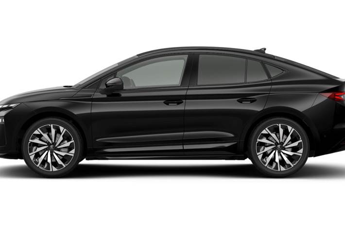 Sort Skoda Enyaq fra 2026
