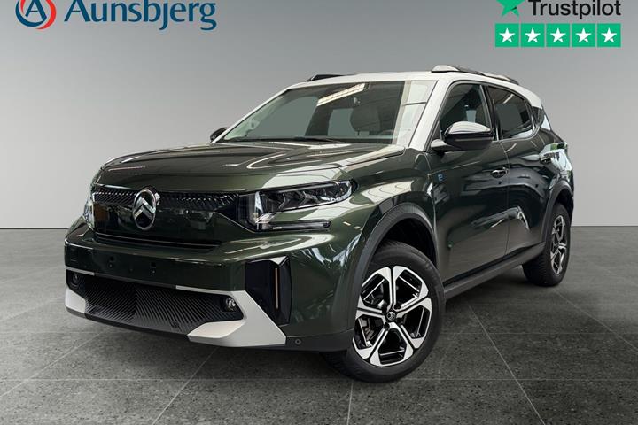 Grøn Citroën e-C3 Aircross fra 2025 set udefra