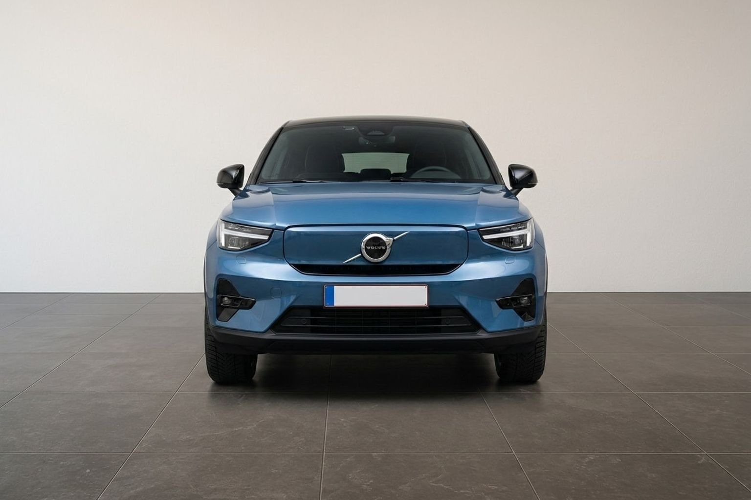 Blå Volvo C40 fra 2022