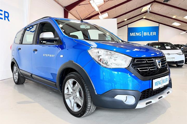 Blå Dacia Lodgy fra 2019