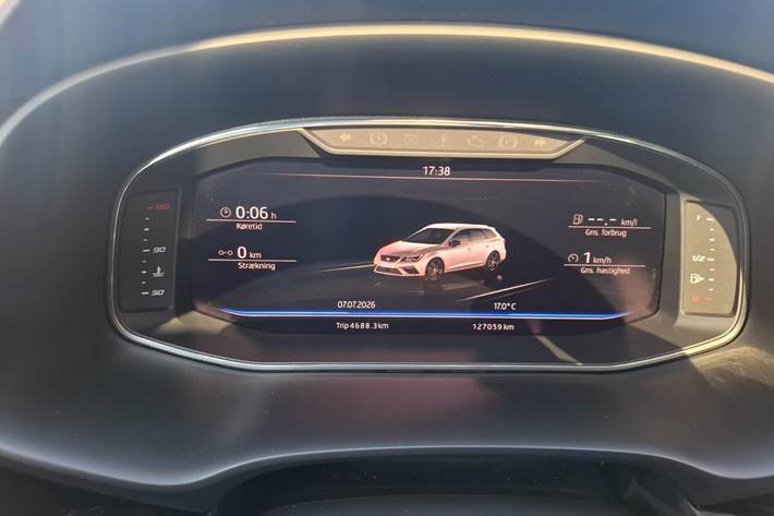 Hvid Seat Leon fra 2018