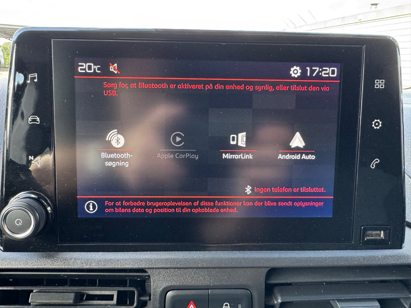 Sort Citroën Berlingo fra 2019
