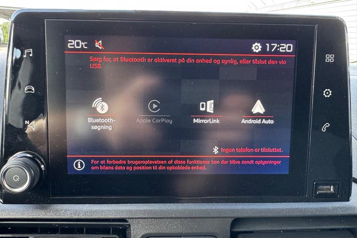 Sort Citroën Berlingo fra 2019