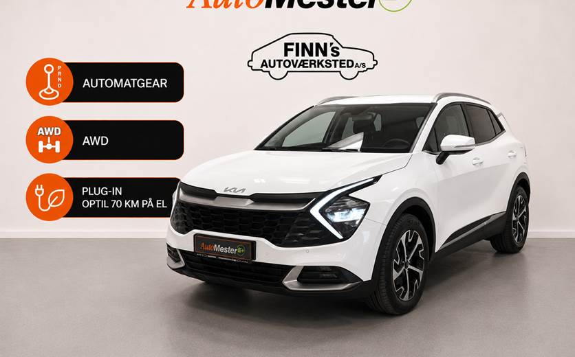 Kia Sportage 1,6 T-GDI Plugin-hybrid Prestige 4WD DCT 265HK 5d 6g Aut.