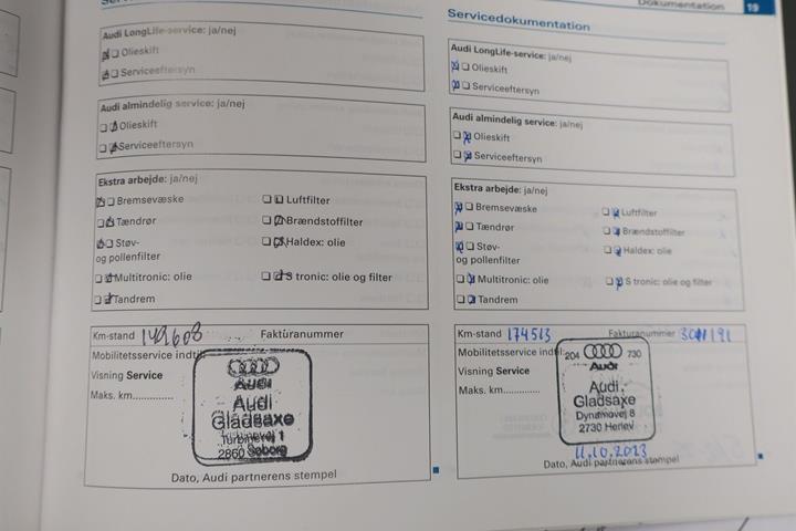 Sort Audi A4 fra 2008