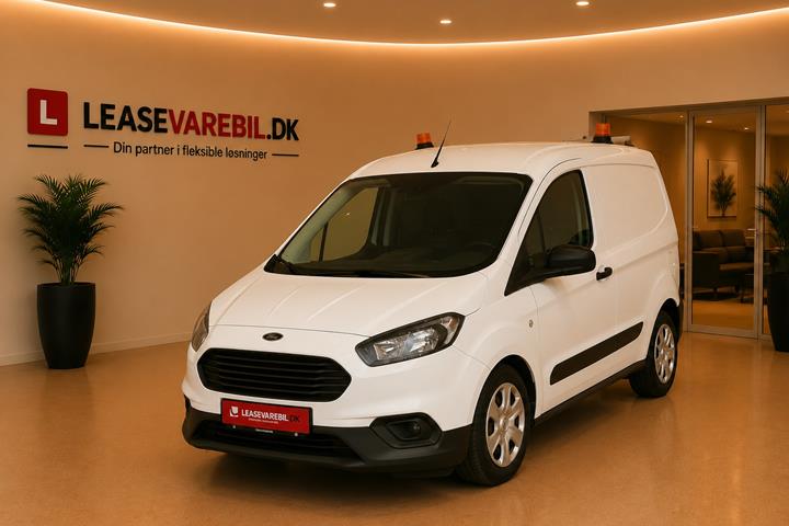 Hvid Ford Transit Courier fra 2021