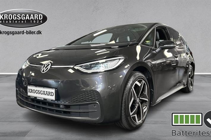 Grå VW ID.3 fra 2021