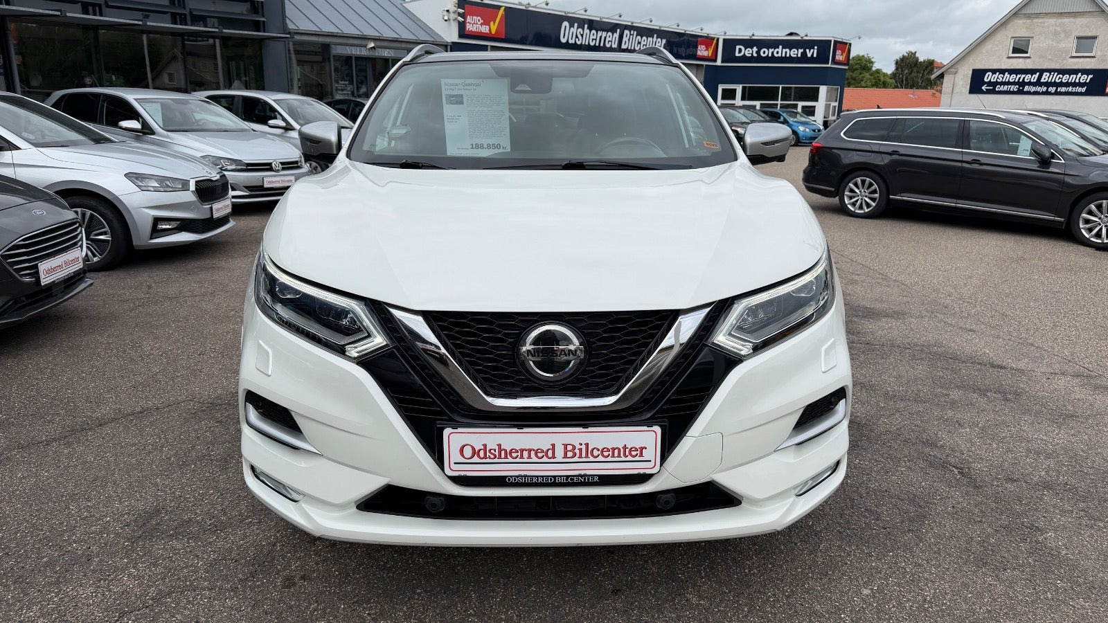 Hvid Nissan Qashqai fra 2019
